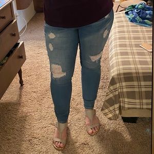 Torrid Distressed “Jegging” Jeans